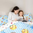thumbnail image 5 of Manfei Modern Chic Bowtie 7pcs Queen Bedding,Softball Ball Sport Bedding Comforter Set Queen,Polkadot Reversible, 5 of 7