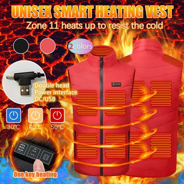 Black Friday Deals 2022 TIMIFIS Lightweight Heated Vest for Women and Men  Heated Jacket Outdoor Warm Clothing Heated for Riding Skiing Fishing  Charging Via Heated Coat 