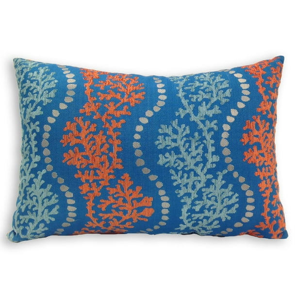 Essentials Coral Garland Rectangular Decorative Pillow