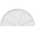 thumbnail image 3 of Ekena Millwork 62"W x 31"H x 2"P Half Round 4 Spoke Architectural Grade PVC Pediment, 3 of 7