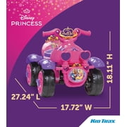 Kid Trax 6V Disney Princess Toddler Car, Outdoor Toys - Electric Car for Kids, Disney Cars Toys, Kids' Electric Vehicles, Ride on Toy, Max Speed 1.5mph, 18-36 months, Max weight of 44Lbs, Hot Pink