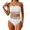 White#9527, variant on BOOMNY Womens Bandeau Bikini Sets 2 Peice Swimsuit For Women Graphic Swimwear Strapless High Waist Cozy Soft Bathing Suits