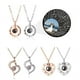 thumbnail image 3 of Collares personalizados con proyección de foto, Gargantilla con personalidad, corazón, amantes, nombre, imagen de mascota, joyería, regalo de San Valentín para el día de la madre, 3 of 4