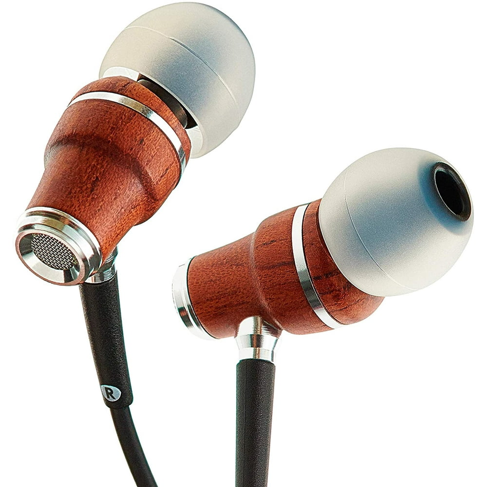 Symphonized NRG X Wood Earbuds Wired with Noise Isolating Microphone