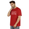 thumbnail image 4 of Inkmeso Graphic Tshirt For Men's Daddy Needs A Beer Funny Quotes Dad Drinking Tee Shirt, 4 of 7