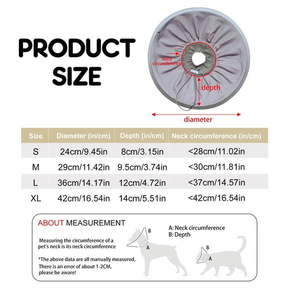 Soft Cat Cone Collar Breathable Recovery Collar Protective Elizabeth Collar for Dogs and Cats Aqua Green Large Wound Healing Shield Pet Care Supplies