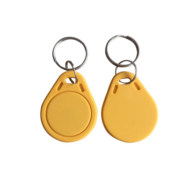Etiquetas RFID NFC 1K 13,56 mhz fob - Color amarillo (paquete de 10)