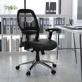 thumbnail image 3 of Pemberly Row Contemporary Mid-Back Super Mesh Office Chair in Black, 3 of 9