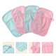 thumbnail image 5 of Manopla de baño para bebé, toallita de ducha infantil, guantes de fregado corporal, suministros para bebé, 4 Uds., 5 of 6