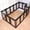White, variant on Qoility Clear Dog Playpen with Toilet for Puppies & Small Dogs, Height 24 Inch, 8 Panels, Black