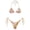 C-E324, variant on Bikini Set Womens 2026 Swimsuit Triangle Self Tie Halter Top Thong Bathing Suit Summer Resort Holiday Beachwear