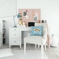 thumbnail image 4 of Winter Snowflake Dog Profile Art Fabric Decorative Pillow, 4 of 4