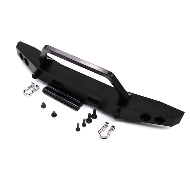 Parachoques delantero RC 1 Uds Bewildely Aleación de aluminio Negro 1/10 para RGT 86100