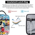 thumbnail image 4 of Cartoon(539)Sac à Lunch Mickey mouse Réutilisable Isolé Boîte à Lunch pour Garçon Fille Sac Isotherme Étanche pour Travail Pique-Nique Voyage Randonnée Plage Camping, 4 of 5