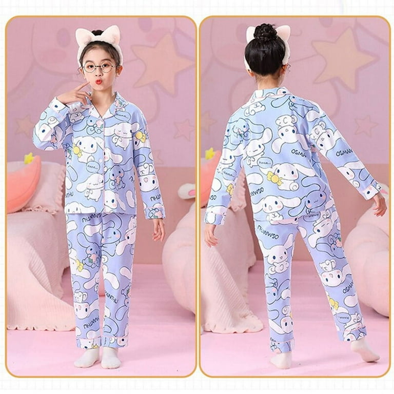 Kawaii Sanrio My Melody Kids Pajamas Sets Cartoon Cinnamoroll