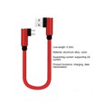 thumbnail image 2 of Câble de Charge Rapide à Double Coude 90 Degrés Type-C pour Téléphone Portable Rouge, 2 of 5