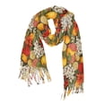 thumbnail image 5 of Winter Scarves for Women Oil Lemon Flowers Berry Fashion Pashmina Shawl Wraps Long Blanket Scarf for Fall Spring, 5 of 10