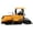 Yellow, variant on 1:40 Alloy Vehicle Tracked Paver Engineering Series Car Yellow