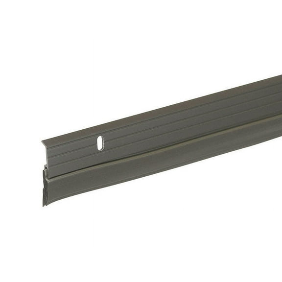 Thermwell Products 418715 1.75 x 36 in. Aluminum & Vinyl Door Sweep - Bronze