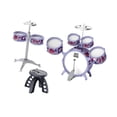 thumbnail image 1 of Kids Jazz Drum Set Percussion Music Instrument Early Learns Learning Music Illumination para la escena Performance Regalo cumpleaños Niños, 1 of 9