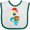 White and Green, variant on Inktastic Mermaid Pirate Boys or Girls Baby Bib