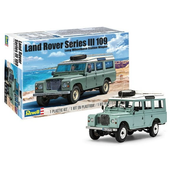 Revell 85-4498 Land Rover Series III 109 Model Truck Kit 1:24 Scale 184-Piece Skill Level 5 Plastic Model Building Kit, Blue
