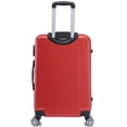 thumbnail image 6 of TUCCI ITALY Lustria Hardside Spinner Luggage 3-Piece Set 20/24/28", Scratch Resistant, Lightweight - Red, 6 of 8