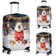 thumbnail image 2 of Happy New Year 2026 Great Pyrenees Holiday Balloons Party Snow Travel Luggage Cover Pyr Dog Lover Suitcase Dust Protective Decor - 13018, 2 of 5