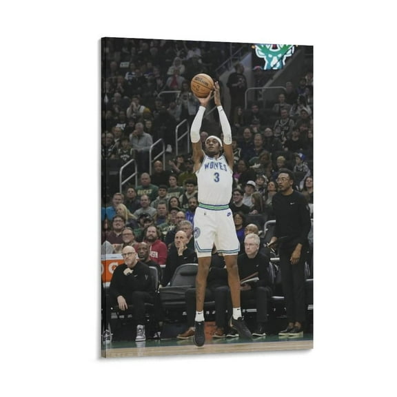 Jaden McDaniels Canvas Poster Canvas Poster Wall Art Picture Prints Hanging Photo Gift Decor Home Posters Artworks 16x24inch(40x60cm)