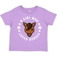 thumbnail image 3 of Inktastic A Girl Who Loves Horses Boys or Girls Toddler T-Shirt, 3 of 5