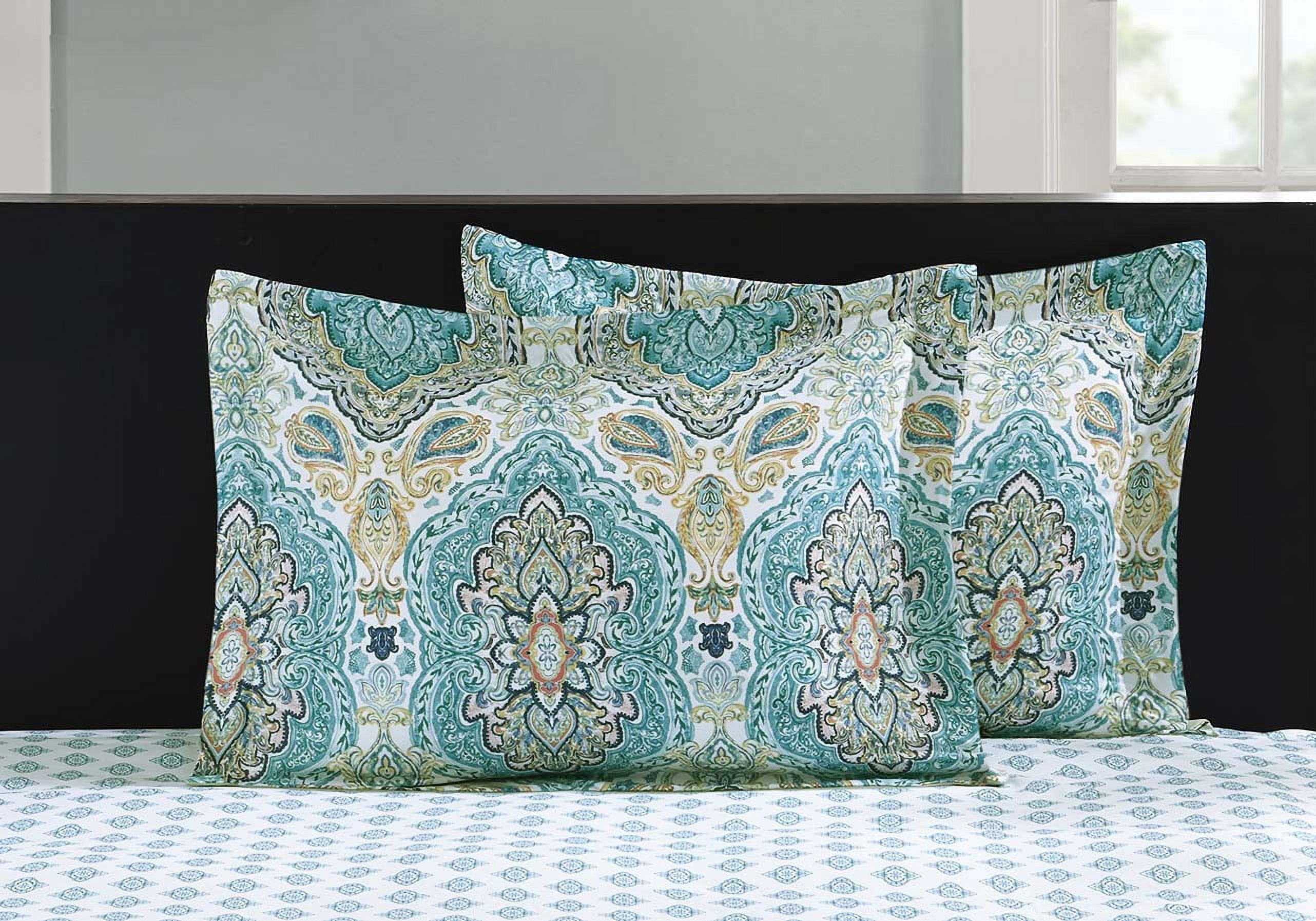Mainstays Twin-XL Reversible Bed In A Bag Comforter Set With Sheets Gray Twin Xl