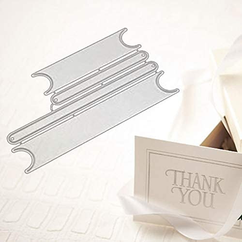1 Pcs Gift Card Grooves Cutting Dies,Gift Card Grooves Metal Die Cuts,DIY Scrapbooking Artist Metal Cutting Dies Stencils for DIY Scrapbooking Scrapbook Paper Album Craft Dies