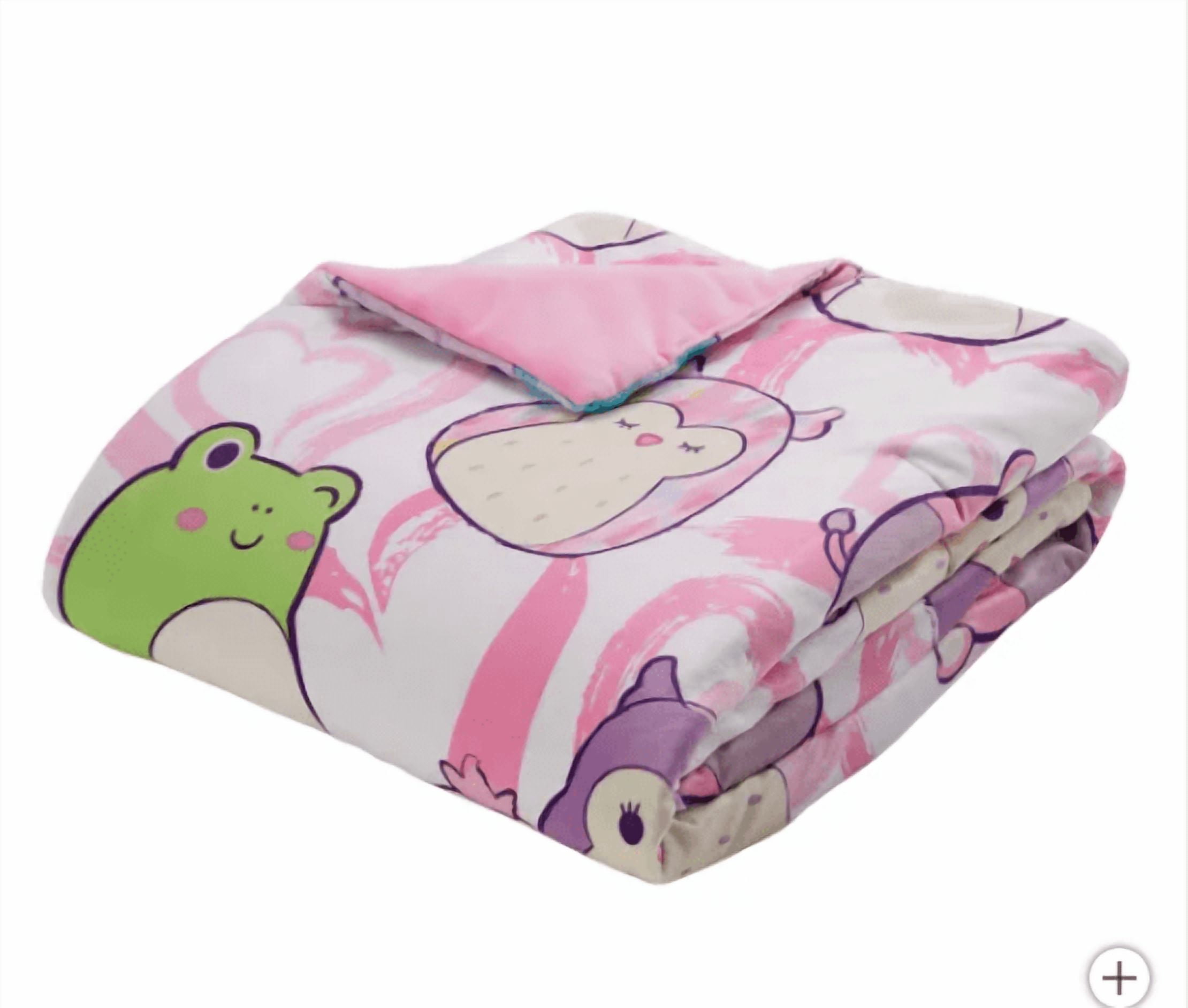 Squishmallows Snuggle Throw Blanket, Feelin Squishy