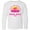 AA-White, variant on Inktastic Summer Enjoy the Sunshine Amelia Island Florida in Pink Long Sleeve Youth T-Shirt