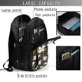 thumbnail image 3 of Yiaed Lilies Flowers Print Laptop Backpack,Business Travel Durable Laptops Backpack with USB Charging Port,Water Resistant College Computer Bag, 3 of 5