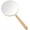 Round+white, variant on Hand Held Mirror with Handle for Makeup, Small Cute Wood Hand Mirror for Shaving with 3X Magnifying Double-Side Portable Travel Vanity Mirror for Men&Women (Detachable White Round)