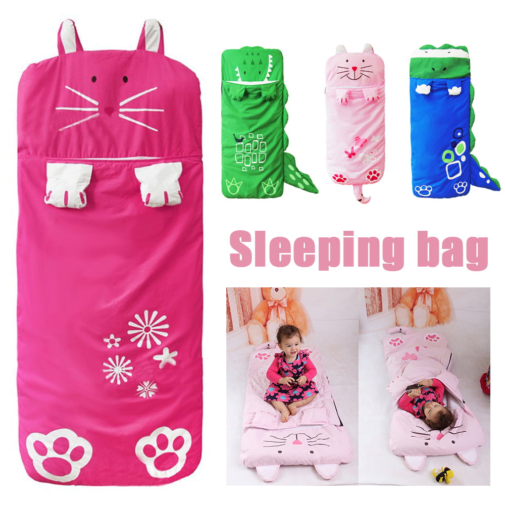 Happy Nappers Kids Sleeping Bag Boys Girls Play Pillow Unicorn Cute Xmas Gift UK 