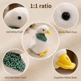 thumbnail image 4 of 15.7 Inch Small Yellow Duck with Scarf Plush Toys Duck Stuffed Animals Plushies Gift for Boys Girls, 4 of 5