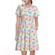 thumbnail image 1 of Easygdp Cute Unicorn para Vestido Transpirable de Mujer, Vestido Suelto de Manga Corta con Pliegues y Bolsillos para el Verano, 1 of 6
