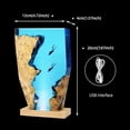 thumbnail image 4 of Artistic Ocean Diver Resin Night Light - Handmade Two Divers Themed LED Decor Lamp, Unique Marine Life Decorative Accent for Home/Office$$Tools & Hardware Other, 4 of 7