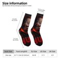 thumbnail image 2 of Goofa Chucky Printed Men's Crew Socks, Soft Durable Breathable Moisture-Wicking with Odor Control Cotton socks, 2 of 6