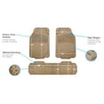 thumbnail image 3 of FH Group 3pc Floor Mats for Auto Car SUV Van Trimmable Beige w/ Free Gift, 3 of 6