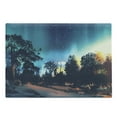 thumbnail image 1 of Fantasy Cutting Board, Enchanted Night with Stars and Aurora Borealis in Sky Above Mystic Road, Decorative Tempered Glass Cutting and Serving Board, Large Size, Multicolor, by Ambesonne, 1 of 1