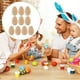 thumbnail image 3 of 10 huevos de Pascua de madera sin terminar para manualidades de niños, con fondo plano, 3 of 7