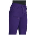 thumbnail image 3 of Koi Womens Peace Scrub Pant, Grape, XL-Tall, 3 of 7
