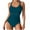 Green Swimsuits for Women, variant on ylioge Tankini Swimsuits for Women One-Piece Sleeveless Bathing Suits Ladies Trendy Solid Color Full-Coverage Surfing Diving Tankinis