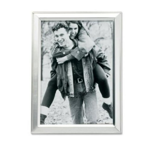 Brushed Silver Plated 5x7 Metal Picture Frame