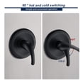 thumbnail image 4 of Proox Tub Spout and Shower Kit, Single Handle 5-Spray Patterns Shower Head Set (Valve Included), 4 of 6