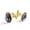 Color 3, variant on Men's Classic Stainless Steel, Color Irises Watercolor Painting Cufflinks Business Wedding Shirts, Golden