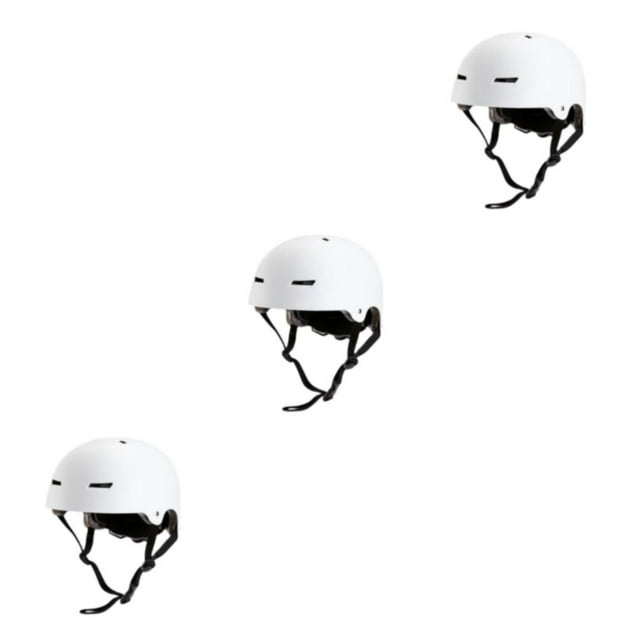 Eigraketly Cascos deportivos ABS: doble protección para mayor seguridad y comodidad al usar cascos de patinaje sobre ruedas blanco mate M (52-58 Type1 NO1